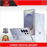 XUNDD Crystal 360 Magnet W/ STAND Case SAMSUNG S25 ULTRA / S25 PLUS