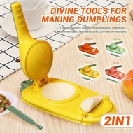 YYDS DIY Dumplings Maker Portable Kitchen Press Dumpling Crust Tool 2 In 1 Dumpling Maker Mould