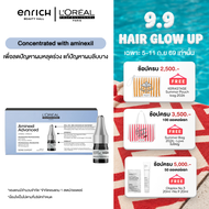 LOreal Professionnel Aminexil Advanced Serum 10x6ml ลอรีอัล ทรีทเมนท์เซรั่ม ช่วยลดปัญหาผมขาดหลุดร่วง