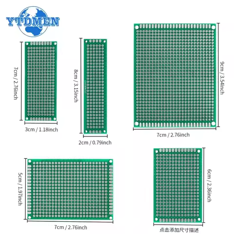 5-20PCS 2x8 3x7 4x6 5x7 6x8 7x9 Cm Single Side Prototype Diy Universal Printed Circuit PCB Board Pro