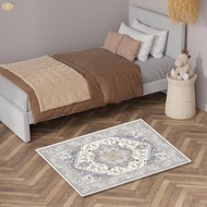 2x3 Washable Non Slip Rug Soft Boho Polyester Low Pile for Kitchen and Entry Mat