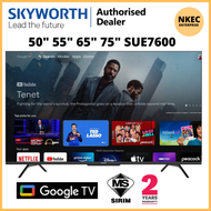 Skyworth 50" 55" 65" 75" Inch Digital Led 4k Ultra Hd Android Tv Smart Tv 50SUE7600 55SUE7600 65SUE7600 75SUE7600