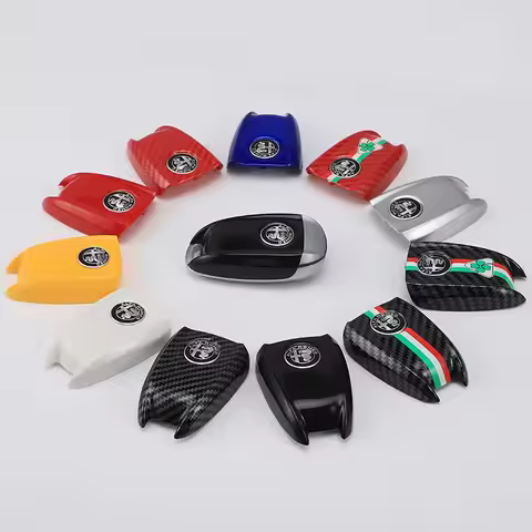 Car Logo Key Cover Replacement Key Case For Alfa Romeo Giulietta Giulia Mito Stelvio giulietta Tonal