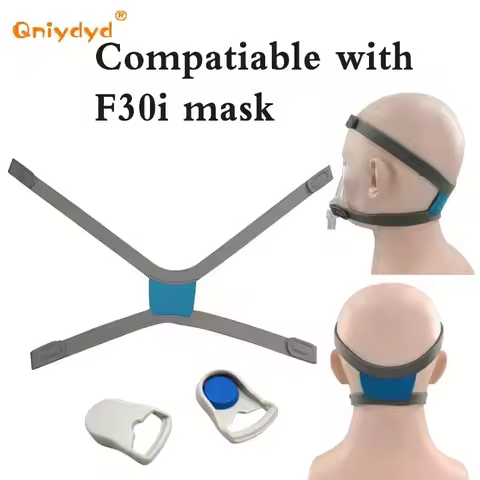 Resmed Airfit F30i Full Mask Replacement Part CPAP Head Band Headgear For Respironics Washable Durab