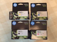 HP 965XL 原廠墨盒一套 ink [黃色已開封 其他全新未開盒]