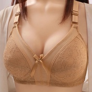 Wireless Bra Women 34 - 46 Plus Size Cup BC Thin Sponge 3 Hook Bras Baju Dalam Wanita Tanpa Dawai Sp