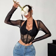 Bikiniholic | Sexy Longsleeves |Clubbing Top | Party Clothes | Sexy Top | Women Top | New Year Top |