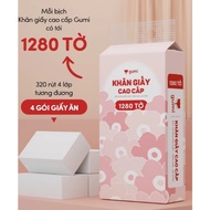 Combo of 2 packs/4 packs/6 packs of wall-mounted Gumi Tissues (Free wall hook included)