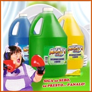 ¤ ♞ ▱ Mighty Clean/All Mighty Dishwashing Liquid Lemon,Calamansi,Antibac  - DWL - 1 Gallon