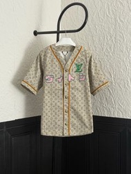 🈵️倆件88折》Louis  Vuitton 路易威登聯名Details 新款短袖棒球服襯衫外套