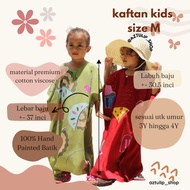 [ Cute Item ] Batik Kaftan Kelawar Kids Cotton viscose Size M