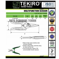 GUNTING BAJA RINGAN TEKIRO ORIGINAL 7 INCH SENG HOLO PLAT ALUMINIUM