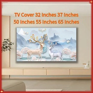 TV Cover 55 Inches TV Cover 32 Inches 38 Inches 43 Inches 50 Inches 52 Inches Dust Cover Cloth 65 In