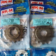 Sprocket Spoket depan front 415 RKM RK-M Yamaha LC 135 Y15zr 14 15 14T 15T
