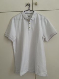 G2000 白色 Polo 恤 L碼
