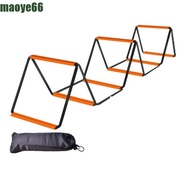MAOYE Agile Ladder, Orange Carbon Steel Soccer Speed Ladder, Flexibility Foldable Multifunctional In
