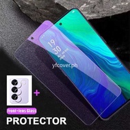 Vivo V27e Tempered Glass For Vivo V25 V25e Y35 Y16 Y77 Y76 Y75 Y72 Y50 Y30 Y20 Y20s Y20i Y01 Y33s Y21s Y21t 5G Anti Blue Light Ray 2 in 1 Screen Protector Glass Film