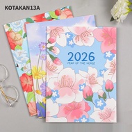 KOTAKAN13A 2026 Schedules Notebook, Learning Plan A4 A5 Planner Notebook, Practical Life Check-in Wo