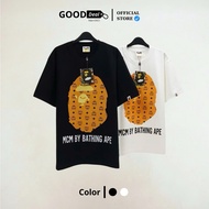 B.ape x M.C.M T-Shirt Logo Printed Fabric 100% Cotton 2c High Quality European Form