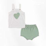 Bubaby ชุดสายเดี่ยวผ้าใยไผ่ สำหรับเด็กผู้หญิง กามิ /  Bambus Gami Baby Girl Camisole Set