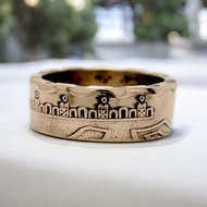 墨西哥硬幣戒指 50 分 1992-2009 墨西哥硬幣戒指 男士硬幣戒指