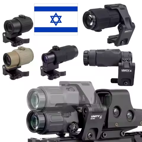 551 552 553 558 Holographic Collimator Red Dot Sight Airsoft UNITY FAST FTC Magnifier Riser Mount Fo