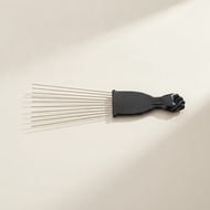 Afro Pick Detangling Hair Pick Afro Comb Wide Tooth Comb with Metal Teeth Professional for Stylists,