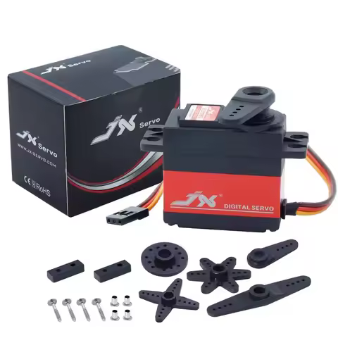 JX PDI-6221MG 20KG Torque 120° 180° 360° Metal Gear Digital Coreless Servo For 1/10 1/8 RC Car Crawl
