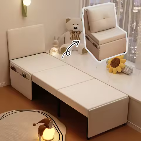 Single folding bed Dual-purpose children's nap folding bed Portable single bed Adults can sleep or l