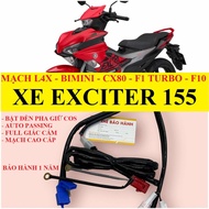 Circuit to install light assist for Exciter 155 Turn on and off lights L4x, Bimini, Cx80, F10, F1 Tu