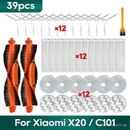 For Xiaomi Robot Vacuum X20 | C101 Vacuum Cleaner Accessories Mop Wipe Roller Brush Hepa Filter Dust Bags