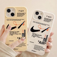 Nike Cartoon environmentally friendly degradable wheat shockproof case phone Casing for iphone 15 14 13 12 11 Pro Max X Xr Xs Max 8 7 6 6s Plus SE