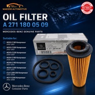 MERCEDES BENZ W204 S204 C180 C200 C250 CGI Engine OIL FILTER ( A2711800509)(E38H D106)( OX183/5)