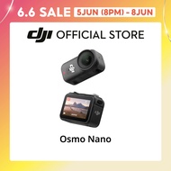 DJI Osmo Nano - Wearable Camera For Versatile Perspectives | Super Fast Charge | 4K/60fps | Dual-Sid