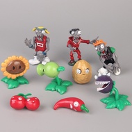 9Pcs/Set 7cm Game Plants vs. Zombies PVZ Peashooter SunFlower Wall-nut Chomper Cherry Bomb Jalapeno 