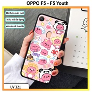 Phone Case - Strawberry Bear Printed Case for OPPO F5 - F5 Youth