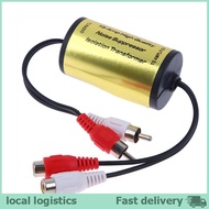 H&Z RCA Audio Noise Filter Suppressor Ground Loop Lsolator For Car And Home Stereo 2×RCA Male, 2×RCA