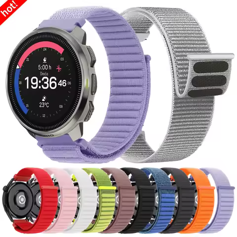 20mm/22mm Nylon Watch Bracelet For SUUNTO 3 Fitness/RACE S/5 PEAK OCEAN Breathable Strap For SUUNTO 