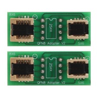 RS+ QFN8 /WSON8/MLF8/MLP8/DFN8 TO DIP8 Universal Two-In-One Socket/Adapter for Both 6X5MM and 8X6M