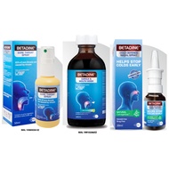 Betadine sore throat spray 50ml/ BETADINE Gargle & Mouthwash 240ml/ BETADINE Cold Defence Nasal Spra