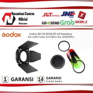 Godox BD-08 BD08 BD 08 Barndoor Kit with Color Gel Filter for AD400Pro