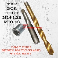 MATA One Set of Drill Bits Boss Set Tap Set Sok Thread Verbos Derat Spark Plug Holes for Automatic M