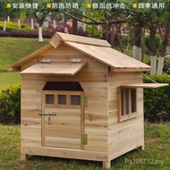 Dog House Country Dog House Dog House Outdoor Warm Wooden House Winter Removable Washable Dog House 