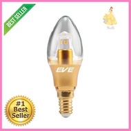 หลอดไฟ LED 3 วัตต์ Warm White EVE LIGHTING รุ่น CANDLE GEN3 E14 **ของแท้100%**