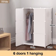 Clothes Storage Cabinet DIY Wardrobe Plastic Rak baju Bertutup Bedroom almari baju Drawer Storage Clothes Cabinet Clothing Cabinet Almari Pakaian 衣櫃/衣橱