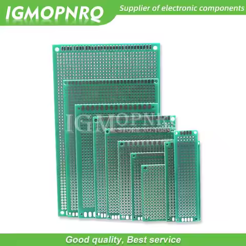 Single Side Prototype PCB Board 2X8 3X7 4X6 5X5 5X7 6X8 7X9 7X10 8X12 9X10 9X15 CM Universal Printed