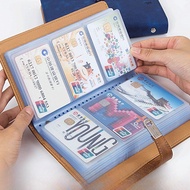 A6 Business Card Book 120 Card Slots Multifunctional PU Card Case Portable Mini Card Storage Bag Ban