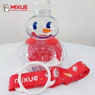 Botol Minum Mixue Snow King ORI dengan Tali Mixue Tumblr Mixue 700 ml