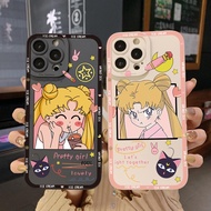 Sailor Moon Casing For Samsung Galaxy A12 A14 A15 A32 A52 phone case A33 A53 case Samsung A54 5G A03 A31 A51 A71 Couple phone case