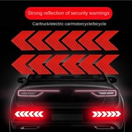 Car night warning strong anti-arrow car sticker/electric motorcycle arrow car sticker